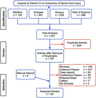 Impact of vitamin D on the prognosis after spinal cord injury: A systematic review